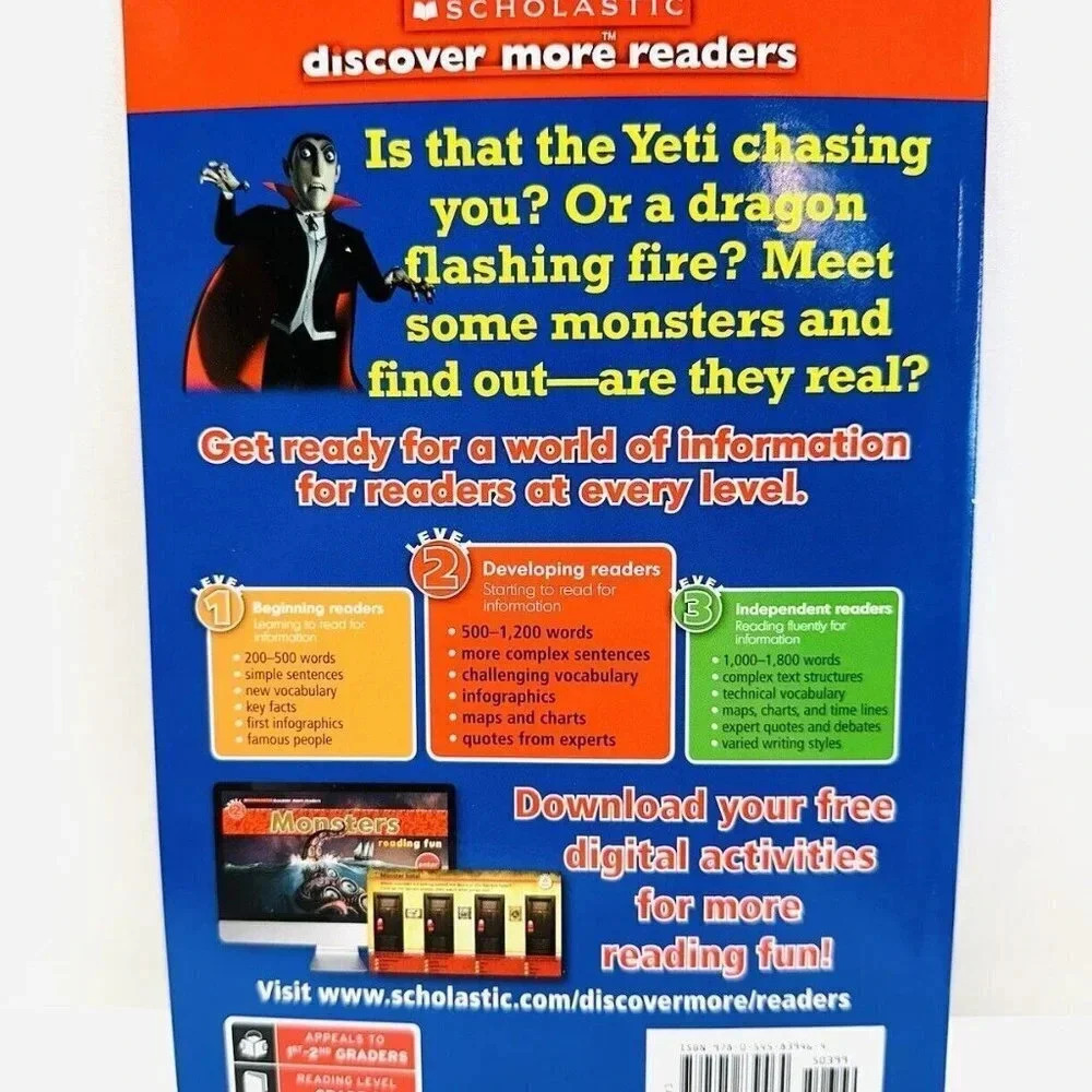 Monsters Myth or Fact? Discover More Readers Paperback by Thea Feldon Brand New - Picture 2 of 2